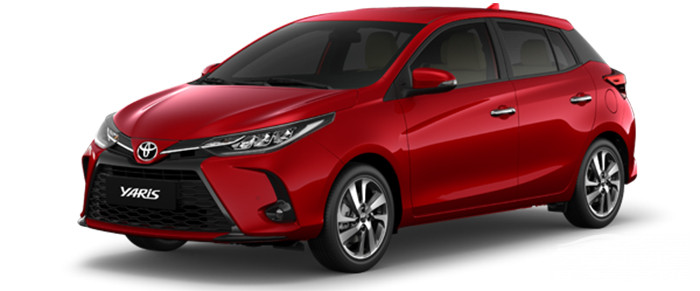Toyota Yaris màu Đỏ