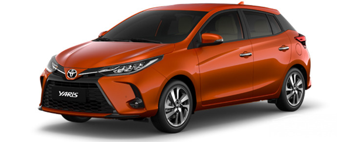 Toyota Yaris màu Cam
