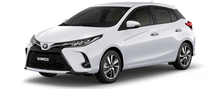 Toyota Yaris màu Trắng
